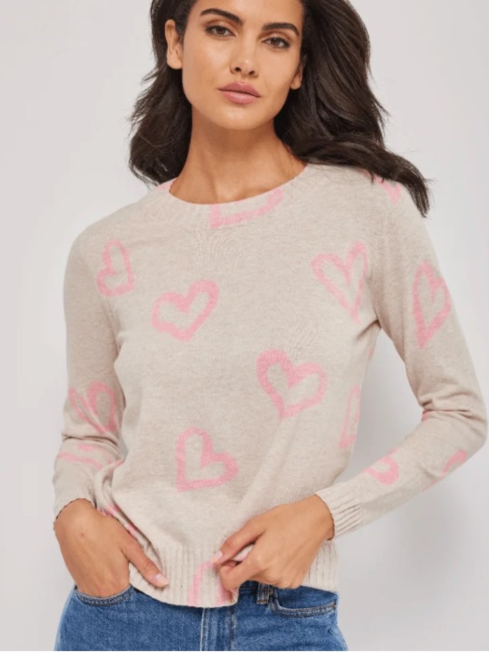 Lisa Todd Heart Sweater L